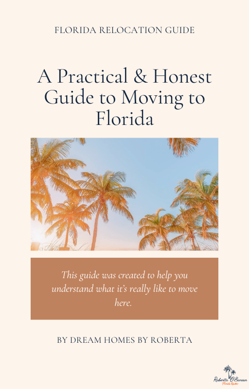 Capa do Florida Relocation Guide por Dream Homes by Roberta